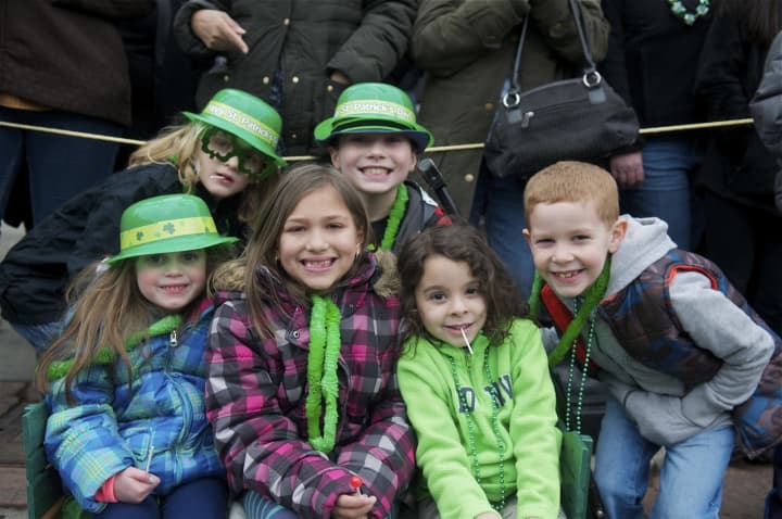 Friends young and old gathered on McLean Avenue for the Yonkers St. Patrick&#x27;s Day Parade.