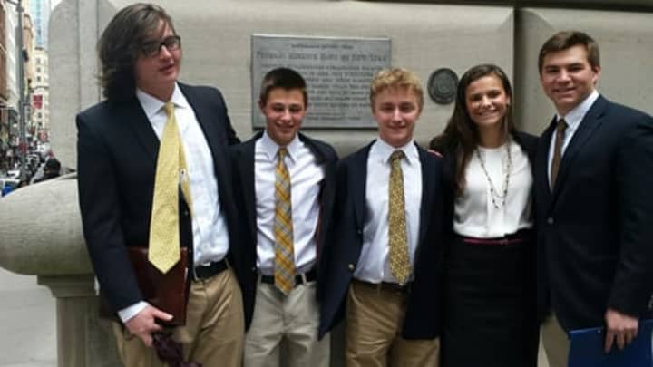 Students Noah Putnam, Sam Wertheim, Josh Girsky, Sophie Despins, and Andrew Sommer are part of the MHS team selected.