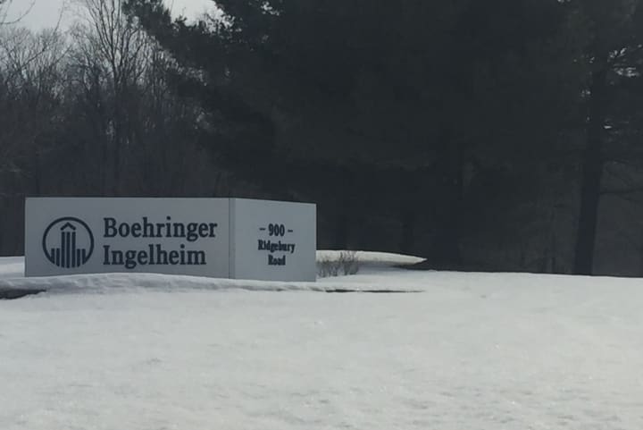 Boehringer Ingelheim is on the Ridgefield-Danbury border.