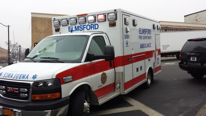 Paramedics from the Elmsford Volunteer Fire Department were called to the post office on Thursday to treat a mail carrier.
