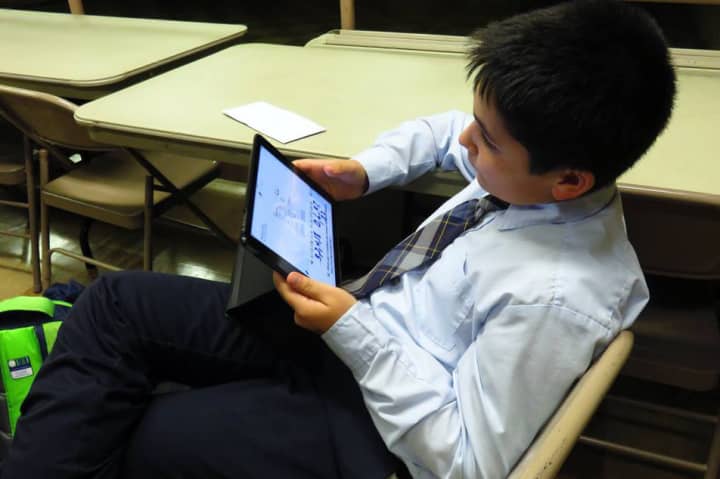 Technology has become a key component to teaching at Our Lady of Mount Carmel in Elmsford.