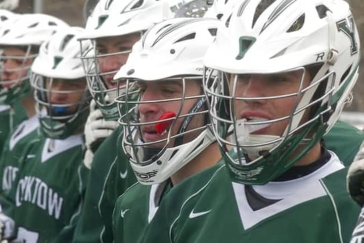 The defending New York state champion Yorktown boys lacrosse team plays archrival Lakeland/Panas Cup in the Murphy Cup May 2 at Yorktown&#x27;s Charlie Murphy Field.