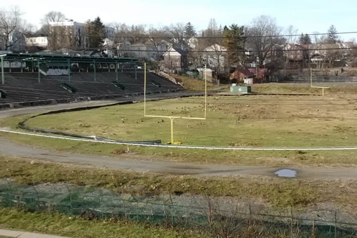 Memorial Field has seen better days in Mount Vernon. There will be a rally Saturday to support renovations.