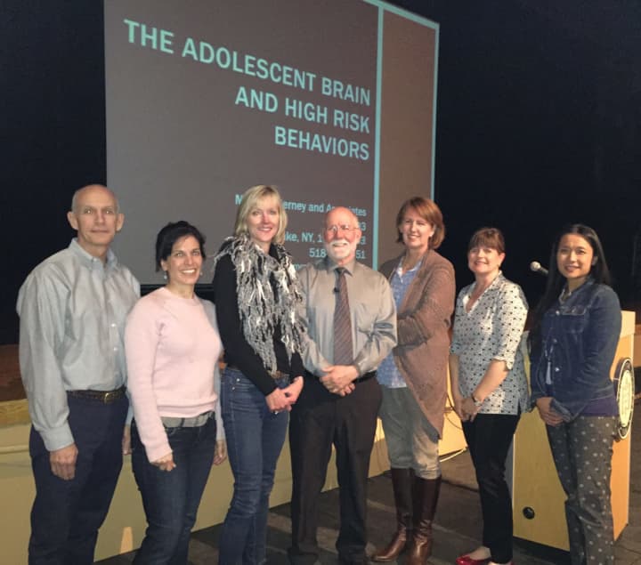 Internationally known lecturer Michael Nerney presented Understanding the Teenage Brain at Darien High School on March 31 sponsored by YWCA Parent Awareness, the DHSPA, the MPA and the Darien YMCA