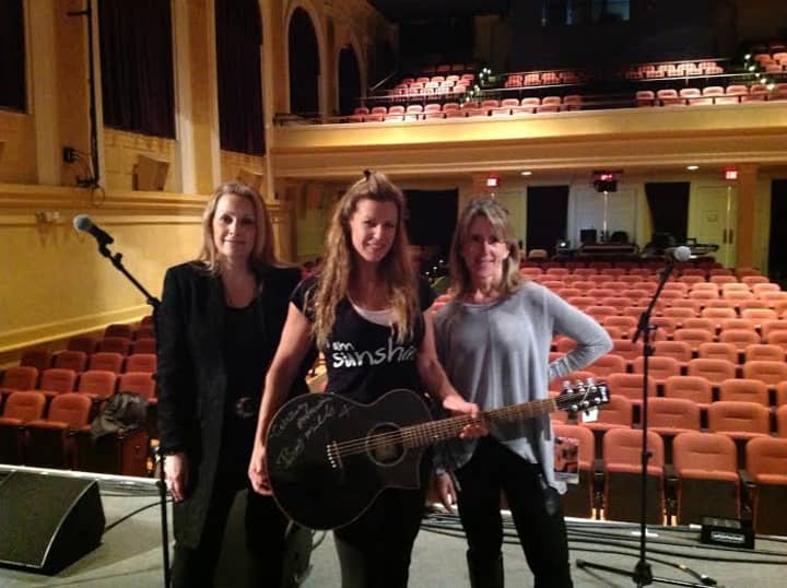 Allison Stockel, executive director of The Ridgefield Playhouse (center), along with Suzanne Brennan, Chief Development Officer (left), and Julie Paltauf, Chief Financial Officer (right). 