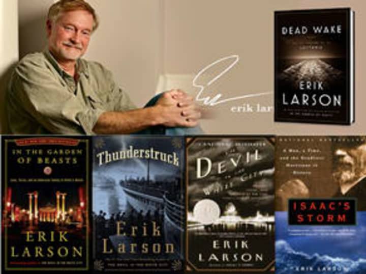The Wilton Library is hosting New York Times bestselling author Erik Larson April 21. 
