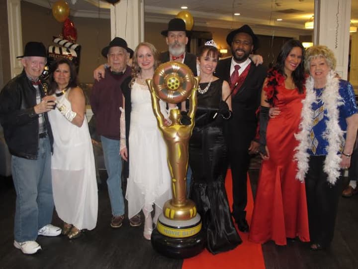 Staff members and residents of The Bristal at Armonk dressed up to celebrate Hollywood.