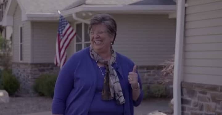Carol Conklin-Spillane in Hillary Clinton&#x27;s campaign video.