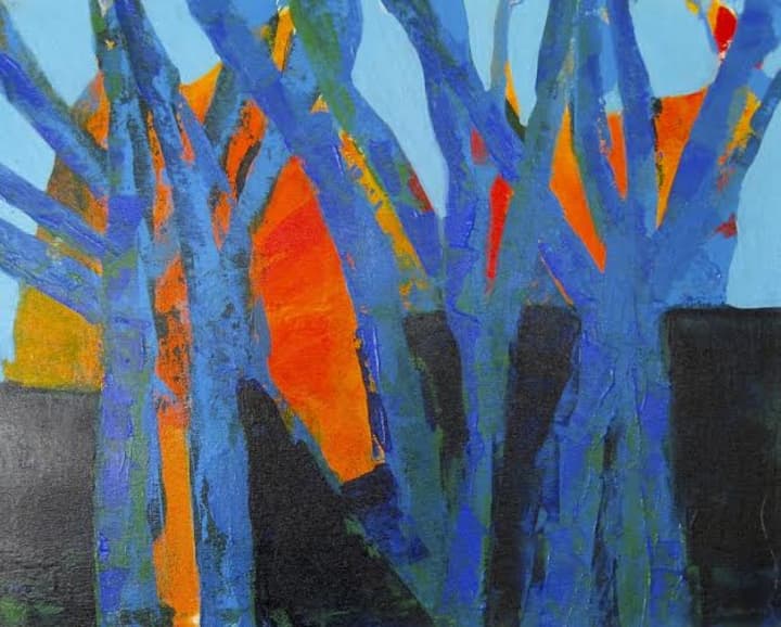 An opening reception for Jane Ubell-Meyers solo art show will be held May 7. 