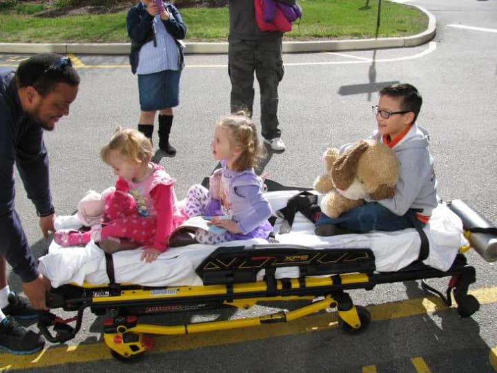 Mount Kisco Ambulance crews were on-site for ambulance tours. 