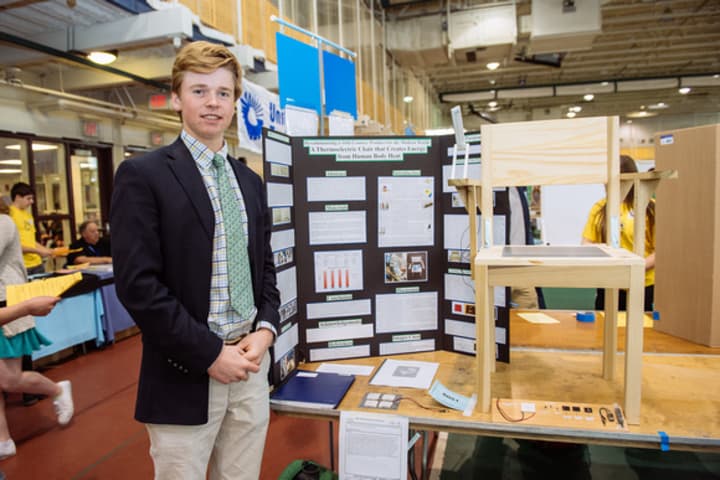 Darien teenager Angus Fraser recently won a state award for his science project.