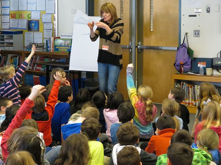 Children&#x27;s book author Kate Klise visited Meadow Pond Elementary School.