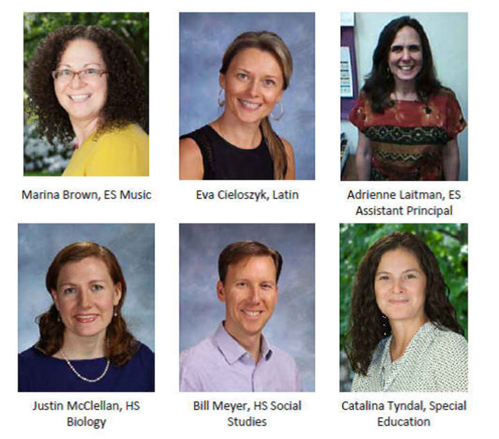 Five teachers and one administrator were awarded tenure by the Bronxville Board of Education.