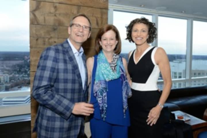 From left, Dr. Michael Shaw, a past volunteer, Dr. Jill Ratner, president and co-founder, Hands Up for Haiti, former chief of pediatrics, Northern Westchester Hospital Center and Shaw;s wife, Mary.