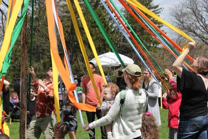 Andrus on Hudson&#x27;s Spring Fest included a maypole dance. 