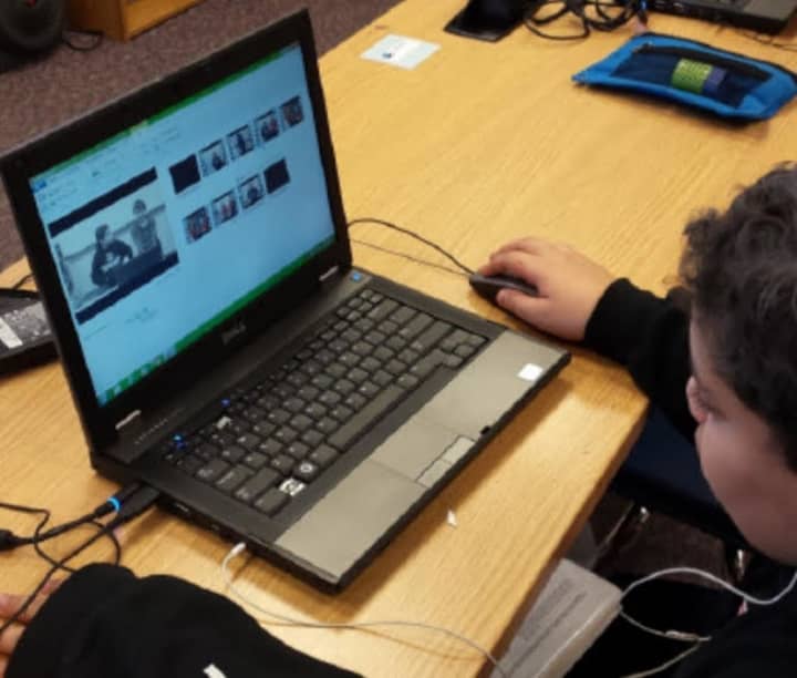 Middle school students in Bronxville worked on their new project, &quot;TechnoCommercial.&quot;