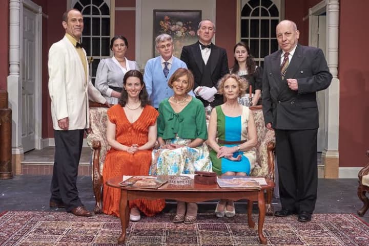 The cast of &quot;Relative Values.&quot; See story for photo caption IDs.