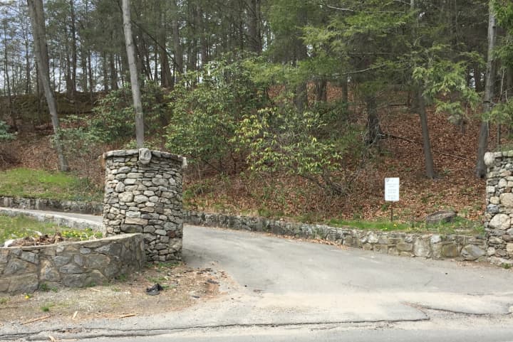 The entrance to the Baron&#x27;s South property in Westport, where a plan for senior housing has been voted down.