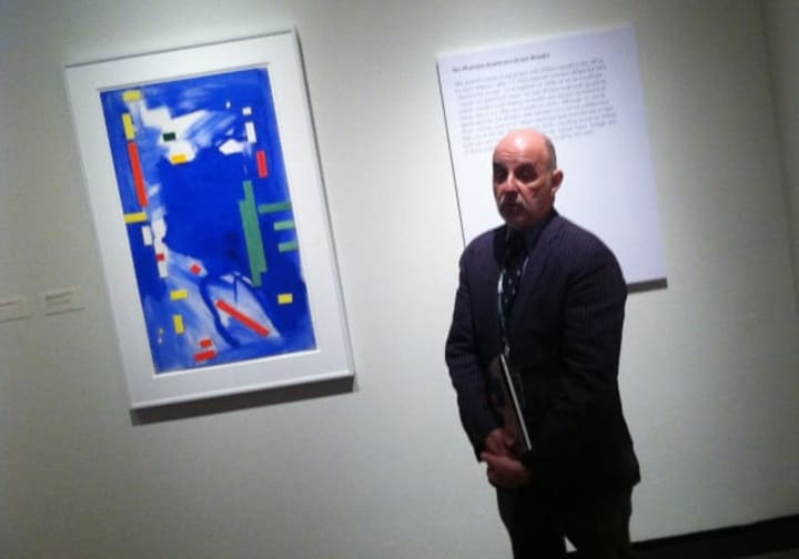 Kenneth Silver, New York University Professor of Modern Art and Adjunct Curator of Art at the Bruce Museum, talks Friday about the works of Hans Hofmann on display at the Bruce Museum.