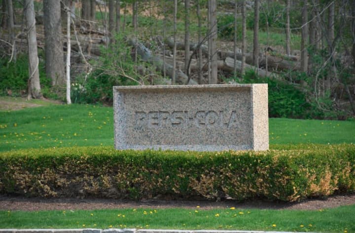 The entrance to PepsiCo&#x27;s Somers campus.