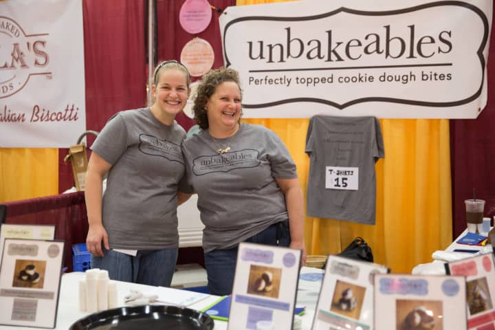 Corey, left, and Julie, right of Unbakeables.