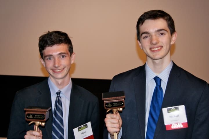 Mark and Michael Guberti, the Scarsdale brothers running Teenage Entrepreneur.