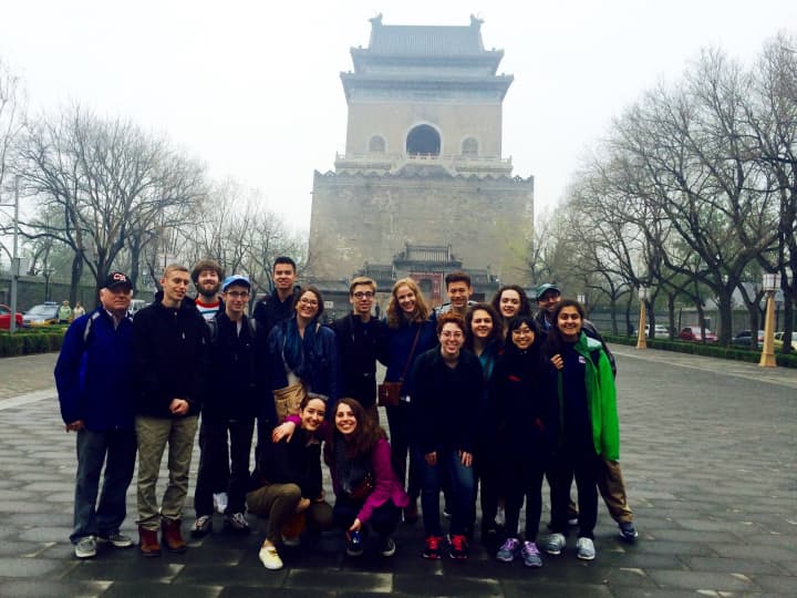 Croton-Harmon High School students who are studying Mandarin Chinese recently returned from a trip to Shanghai and Beijing. 