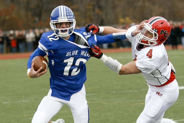 The annual Thanksgiving Day game between Darien and New Canaan will be held at Boyle Stadium in Stamford for the next two years.