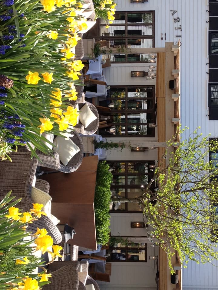 The Artisan Restaurant, Tavern &amp; Garden has opened its outdoor seating areas.