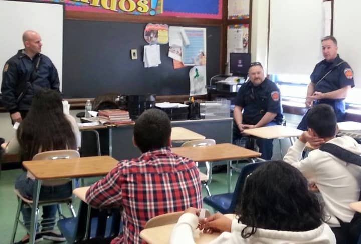 Isaac E. Young Middle School learned about jobs during Career Day.
