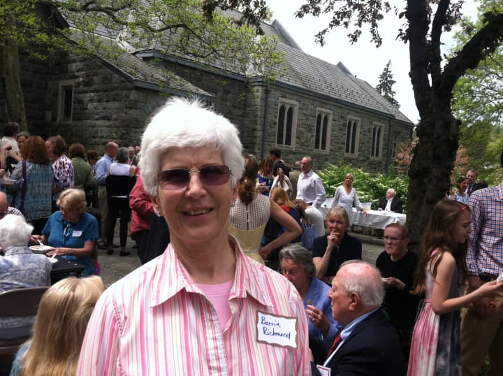 Barrie Richmond, a longtime member of the First Congregational Church of Greenwich, which is celebrating its 350th anniversary this year.