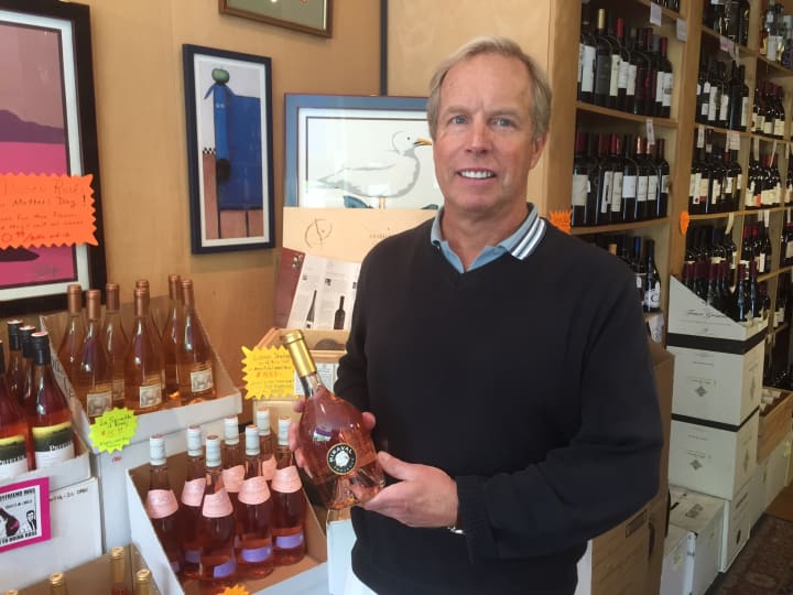 Andy Johnson, owner of Pelham&#x27;s Blue Dog Wines &amp; Spirits.