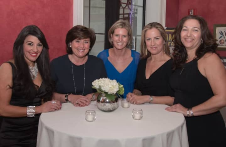 Ashley Dineen, of Darien, Marisela Esposito, of Weston, PJ Marcella, of New Canaan, and Ariane Triay, of Stamford were co-chairs of the The Tiny Miracles Foundation gala.