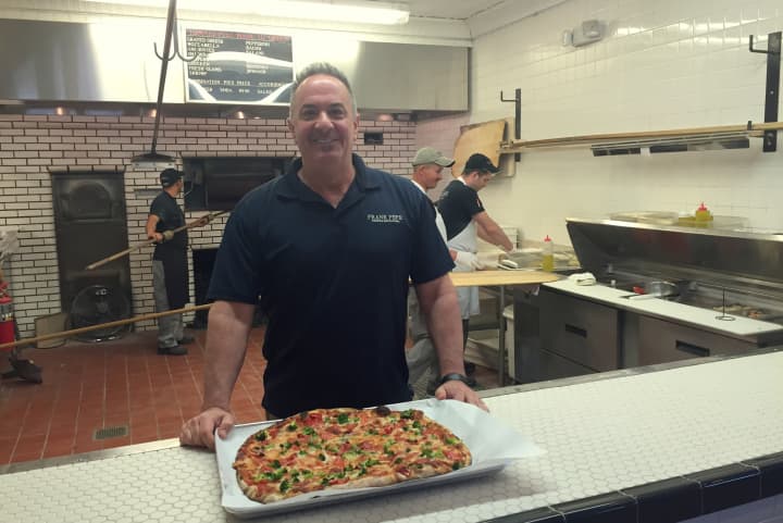 Tony Asencio, manager of Frank Pepe Pizzeria in Danbury.