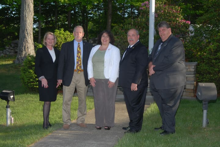 From left, Ellen Hayes, Steven Mackay, Jacqueline Annabi, Louie Luongo, and Larry Cobb are five of the six candidates endorsed by the Putnam Valley Republican Committee for Novembers town elections. Not pictured: Louis DiCarlo.