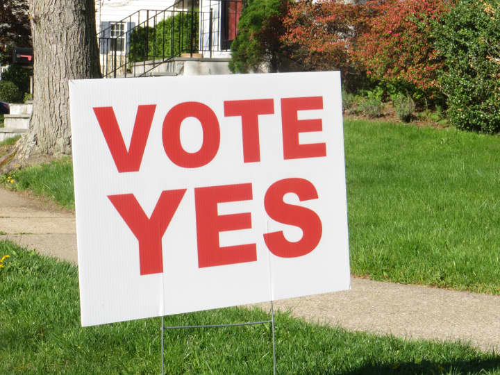 &quot;Vote Yes&quot; signs popped up on City of Rye lawns since May 8 as Friends of the Rye City School District and PTO groups try to sway 60 percent of Tuesday&#x27;s voters to override a tax cap, allowing a 4.36% tax increase above the allowable 2.49 % levy.