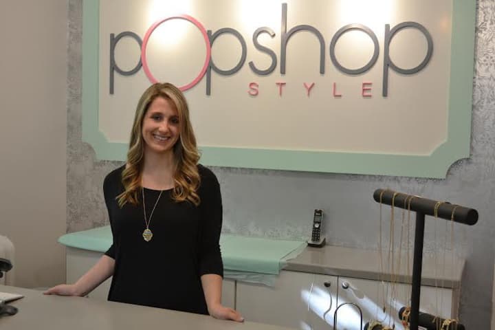 Sarah Milano, the owner of PopShop in Dobbs Ferry.