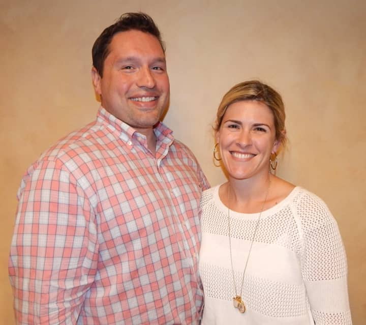 Anthony and Carly DArpino, owners of Harrison Wine Vault, are continually tasting new wines.