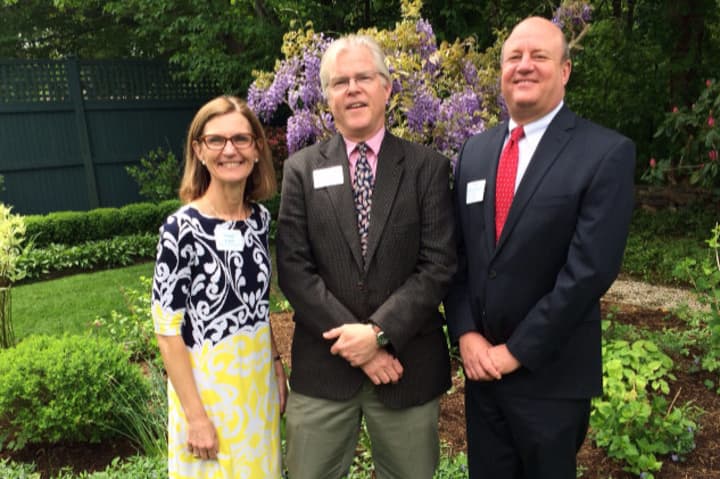 L-R: Susan Cator, president DCC; John Lundeen, Lundeen Cliffside Associates and executive board of directors member; and Mark Rosenbloom, First County Bank, DCC vice chairman.