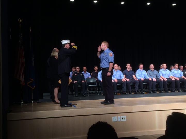 Westport Recruit Firefighter Michael Peck recently graduated from the Connecticut Fire Academys Recruit Class 55.