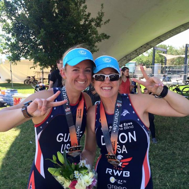 Amy Dixon, right, of Greenwich and her triathlon partner, Lindsey Cook, have gotten off to a fast start in the triathlon seaso.