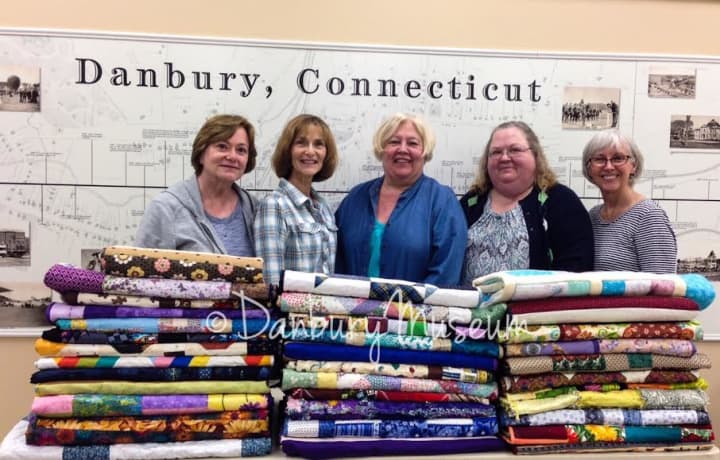 Members of the Fabric Friends of the Danbury Museum and Historical Society recently made and donated 37 quilts for Danbury Hospital patients.