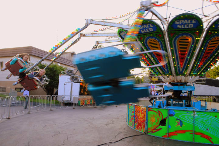 Amusement rides are among the many offerings at the Cortlandt Engine Company&#x27;s annual bazaar.