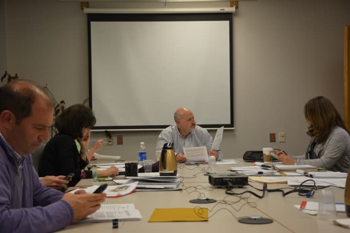 New Castle Town Board members at their June 2 work session.
