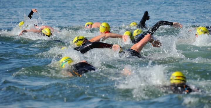 The 9th Annual Swim Across America Greenwich-Stamford event takes place in Long Island Sound on June 27.