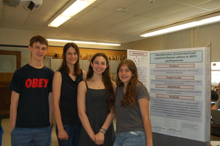 Students showed off the efforts of their research at the Hastings High School Science Symposium. 