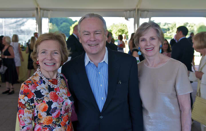From L: Shelby White, Daily Voice Founder and CEO Carll Tucker, author Jane Bryant Quinn.