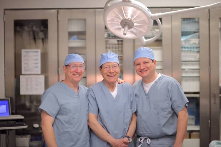 Left to right: Drs. Philip, Carl and  Kaare Weber.