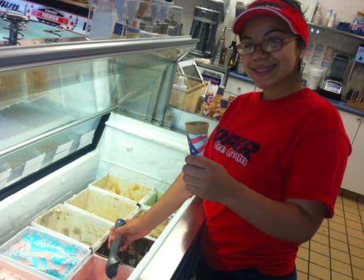 Gofer Ice Cream in Darien offers dozens of different flavors.