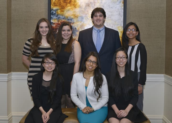 These seven students received scholarships.
